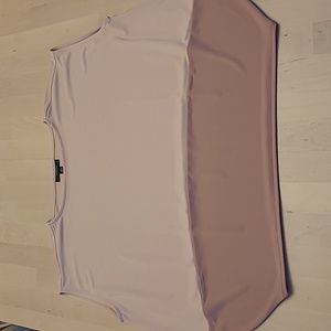 ALFANI Dusty Rose Pink Sleeveless Oversided Sleeveless Colorblocked Top